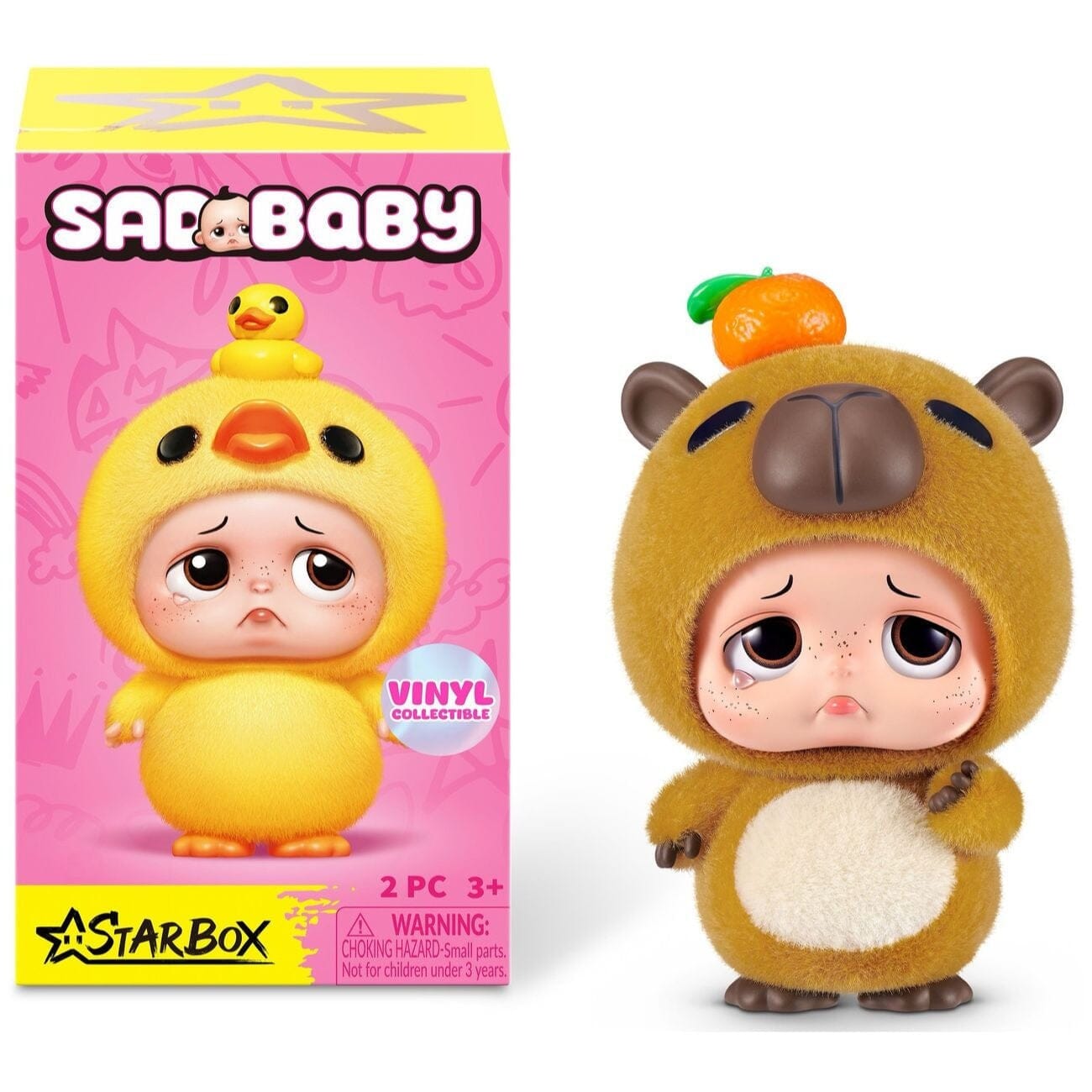 Starbox Sad Baby Animal Series 1 Figurine Blind Box (1pc) Simple Star box 