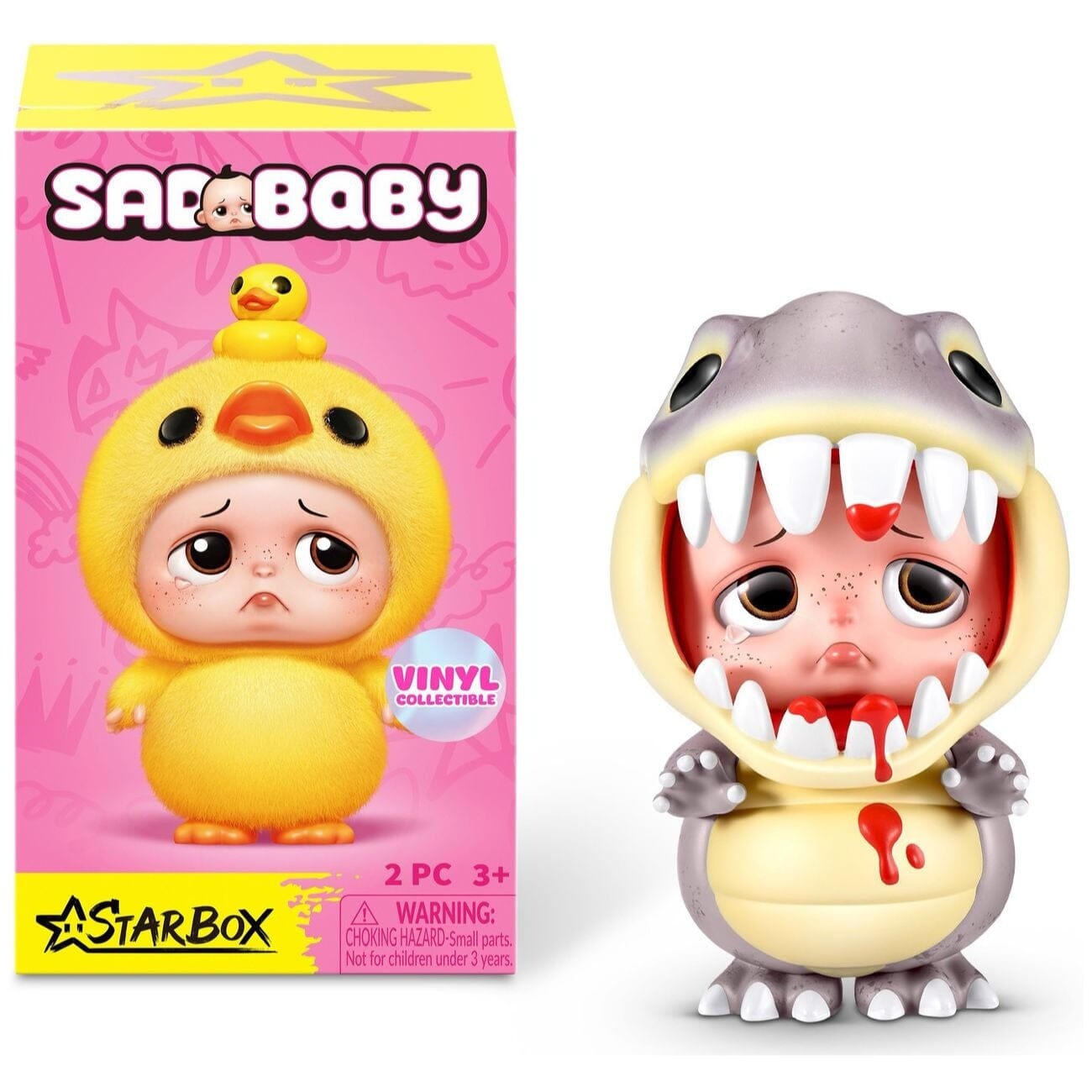 Starbox Sad Baby Animal Series 1 Figurine Blind Box (1pc) Simple Star box 