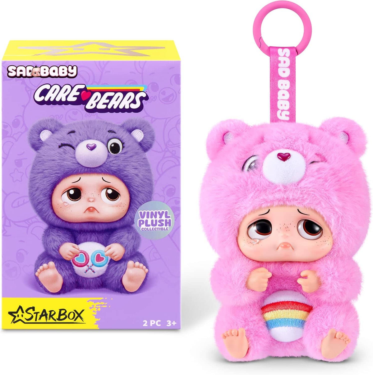 Starbox Sad Baby Care Bears Keyrings Series 1 Blind Box (1pc) Simple Star box 