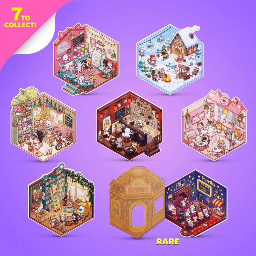 Sticker Therapy: Kawaii Kitties Set Series 1 (1pc) Ships Assorted Simple ZURU 