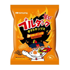 Samyang Buldak Quattro Cheese Potato Chips (55g) Simple Samyang Buldak 