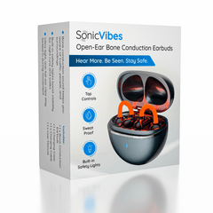 SonicVibes: Bone Conduction LightUp Earbuds Simple SonicVibes 