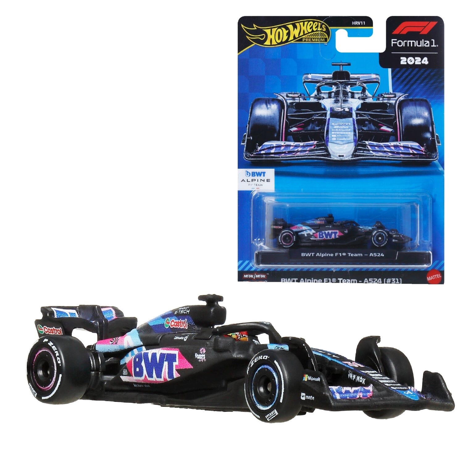 Hot Wheels® Premium F1 Racing Car Series Collectible Mini (1pc