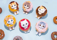 Mofusand Cat in Sweet Doughnut Series 4" Cute Plush Doll (1pc) Ships Assorted Simple Mofusand 