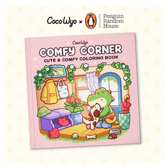 "Comfy Corner" Coloring Book: Comfy Corner Coloring by Coco Wyo (45 Pages) Simple Coco Wyo 