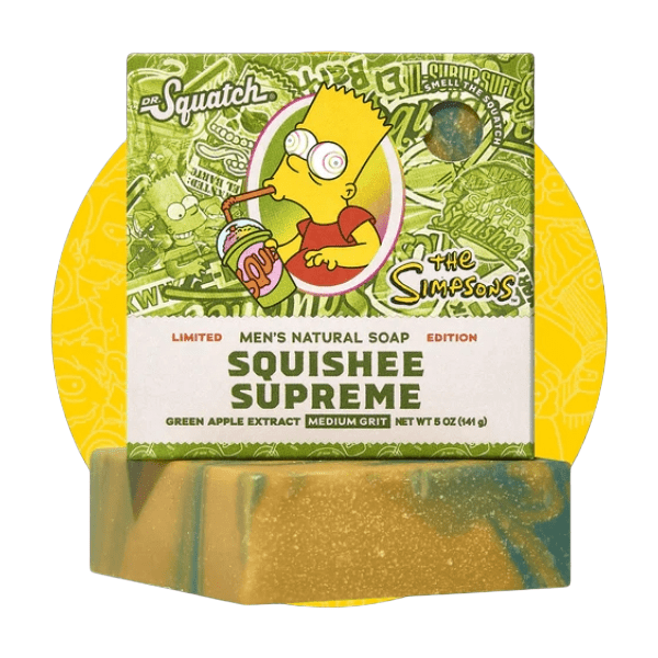 Dr. Squatch® The Simpsons Squishee Supreme Soap Bar For Men Simple Dr. Squatch 