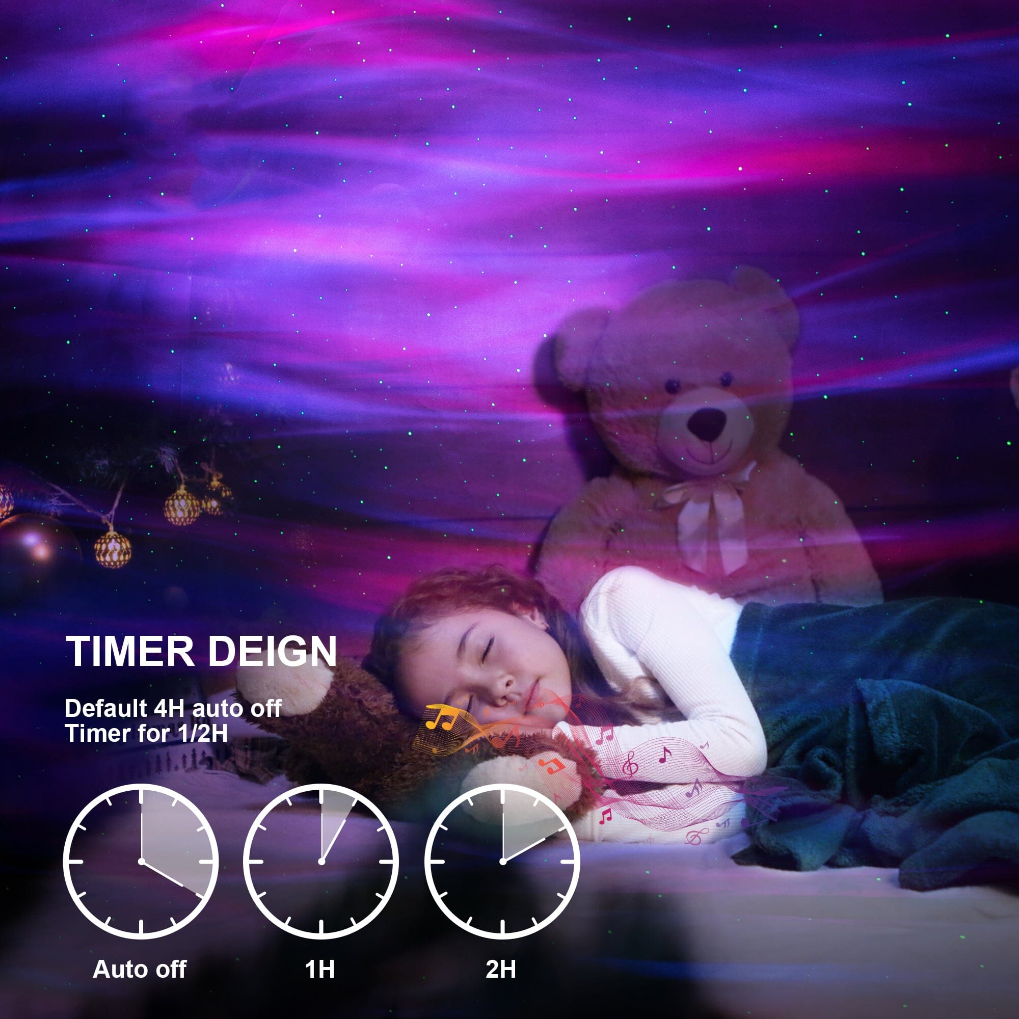 TikTastic: 3-in-1 Galaxy Projector, Bluetooth Speaker & Sleep Aid Simple Exclusive 