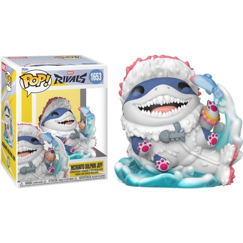 Funko Pop! Marvel Rivals: Jeff The Incognito Dolphin Vinyl Figure Simple Funko 