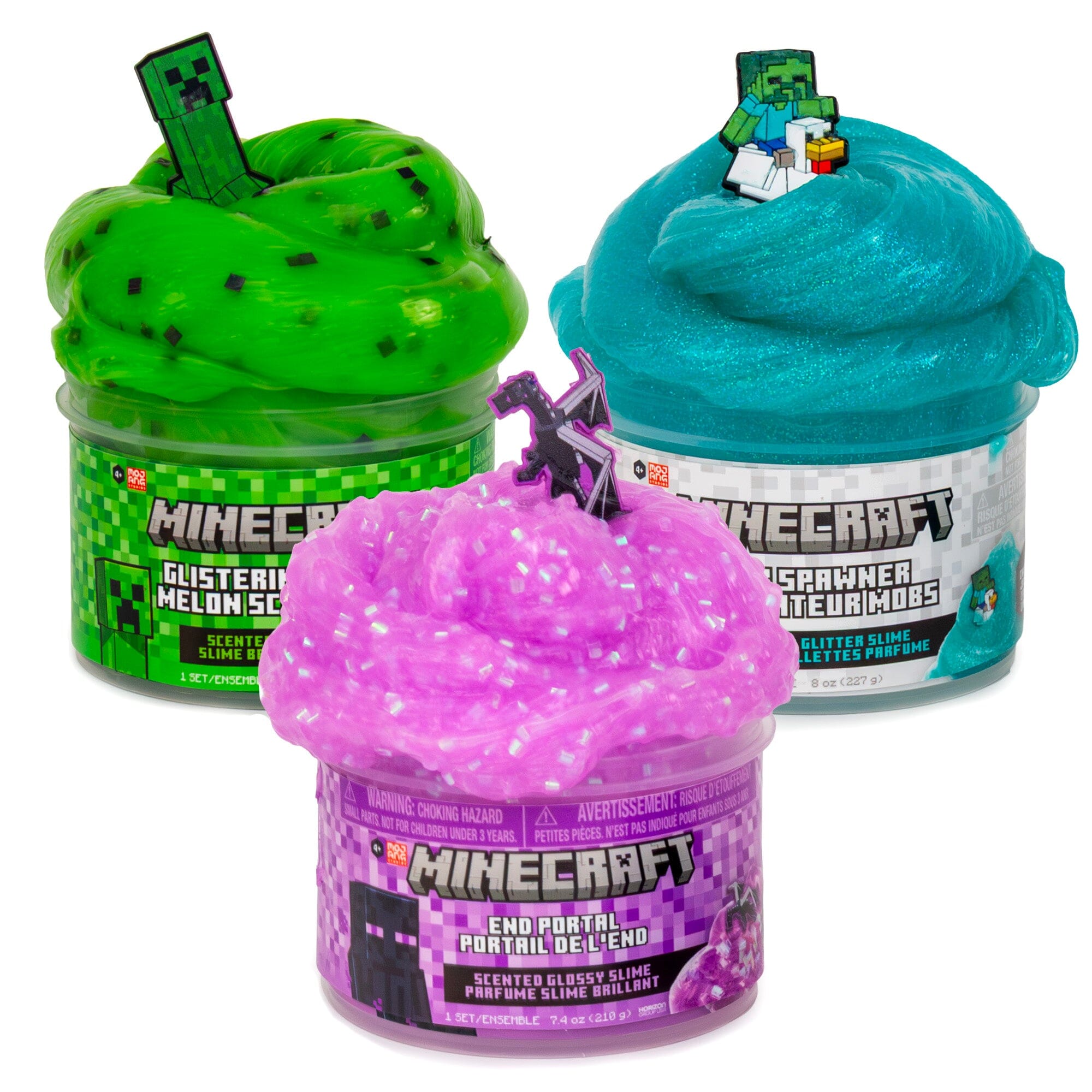 Minecraft Glossy Character Topper Slime Jar (1pc) Ships Assorted Simple Minecraft 