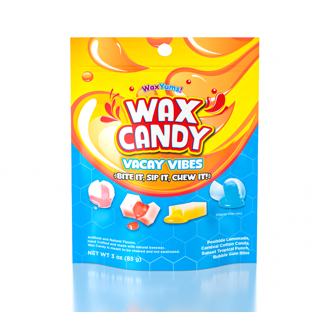 WaxYums! Vacay Vibes Chewy Gushing Wax Candy Bag (85g) Simple WaxYums! 