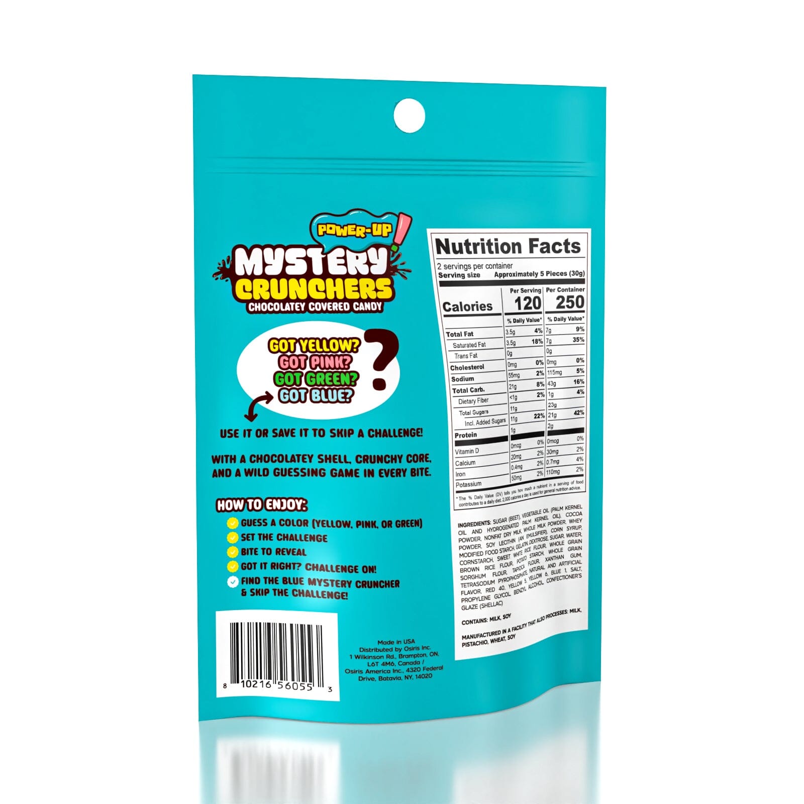 Mystery Crunchers Power-Up! Candy Color Reveal Chocolate Bites (60g) Simple Exclusive 