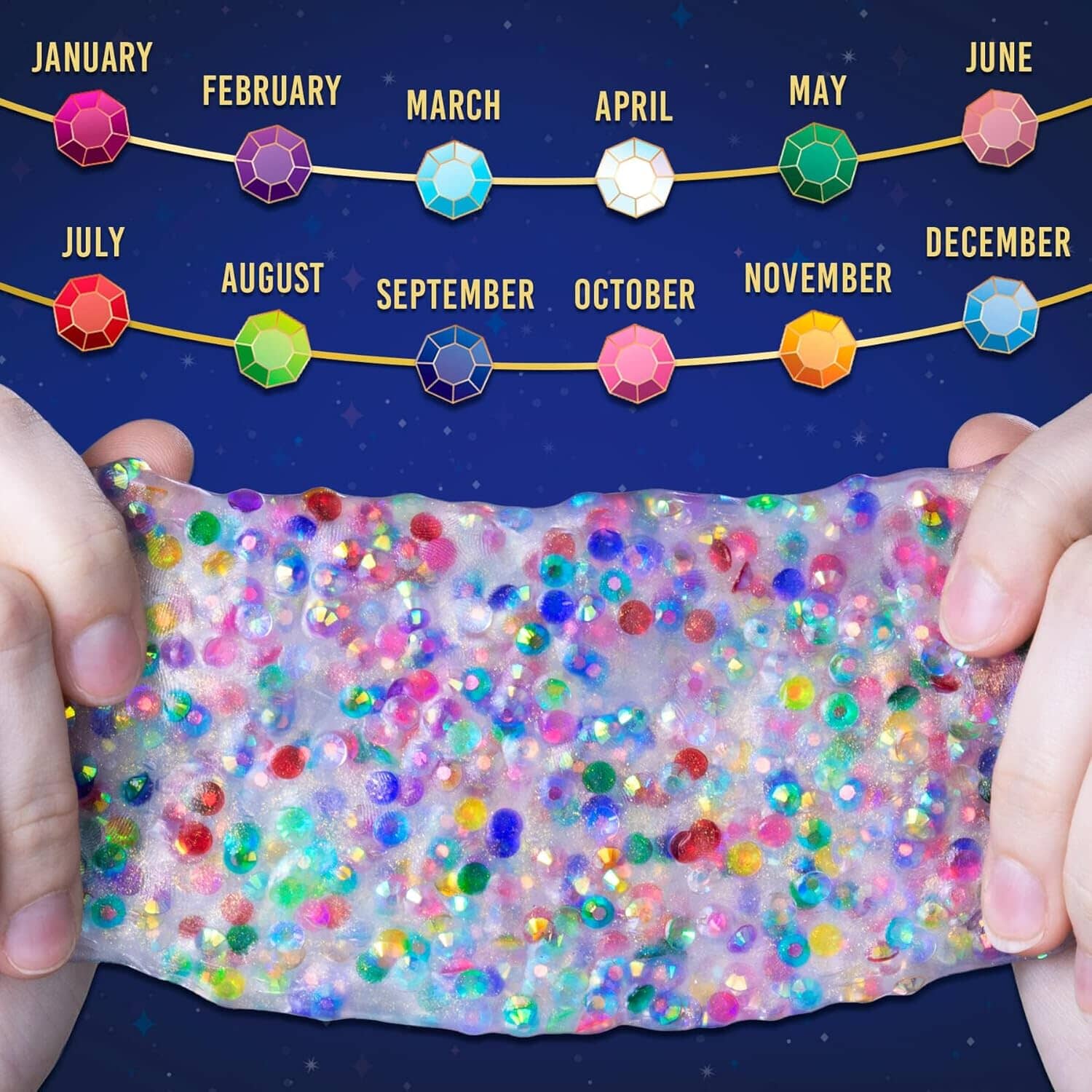 Crazy Aaron’s Birthstone Thinking Putty® – Shimmering Sensory Fidget Putty Simple Crazy Aarons 