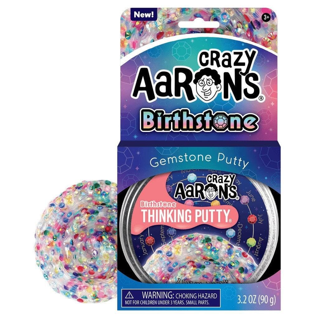 Crazy Aaron’s Birthstone Thinking Putty® – Shimmering Sensory Fidget Putty Simple Crazy Aarons 