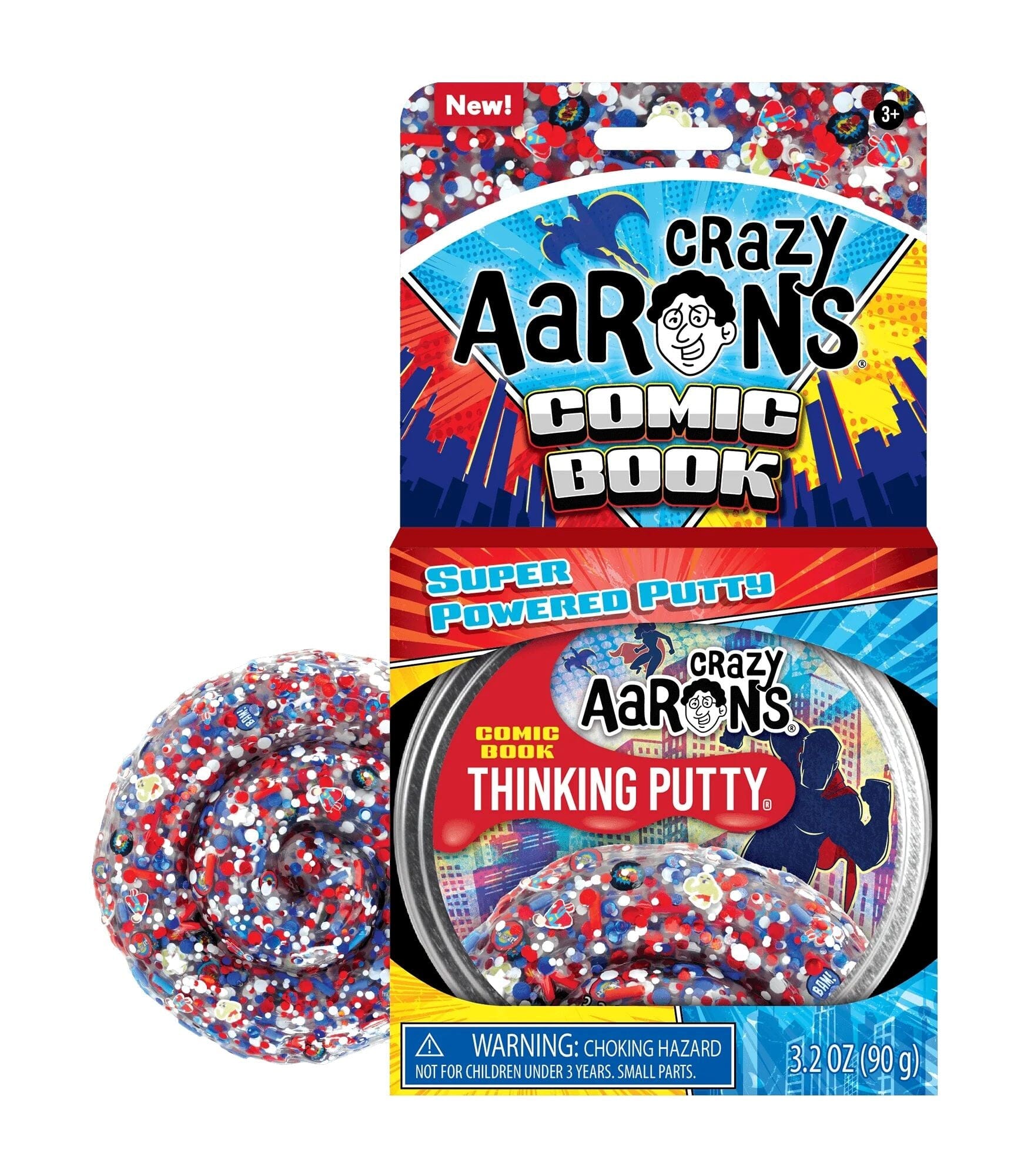 Crazy Aarons Comic Book Thinking Putty® – Superhero Fidget Sensory Putty Simple Crazy Aarons 