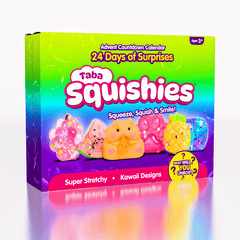 Taba Squishies® Fidget Toys 24-Day Countdown Calendar (24pc) Simple Exclusive 