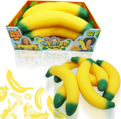 SQEESHY YUM 12” Big-Big Buh Nay Nay Super Squishy Fidget Toy – Jumbo Banana Stress Relief Toy (1pc) Simple Exclusive 