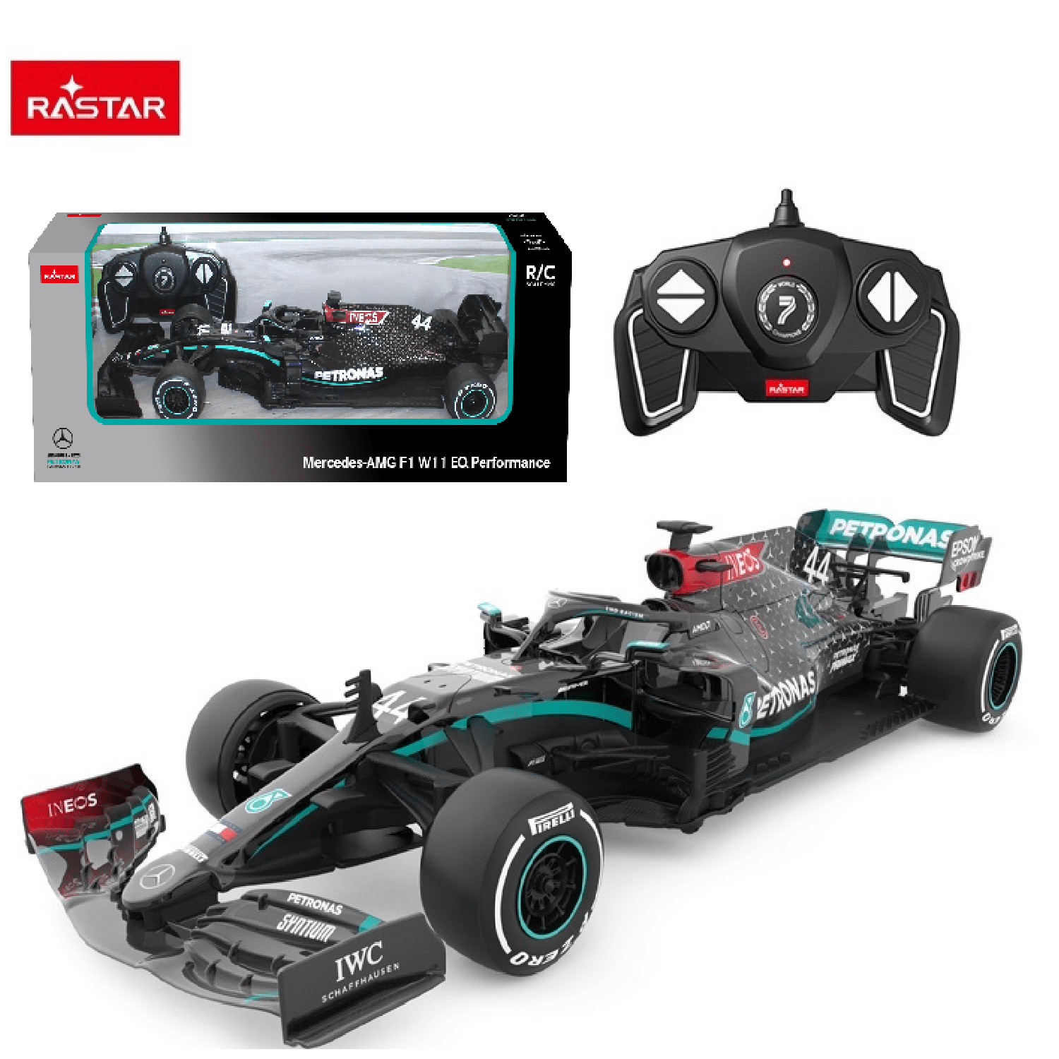 Astre R1 Rastar R/C 1:18 Mercedes-AMG F1 W11 EQ Performance – Remote Control Fo ...