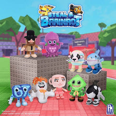 Roblox Steal a Brainrot Mystery Collectible Plush 6.5" Blind Box (1pc) Includes DLC Code Simple Roblox 