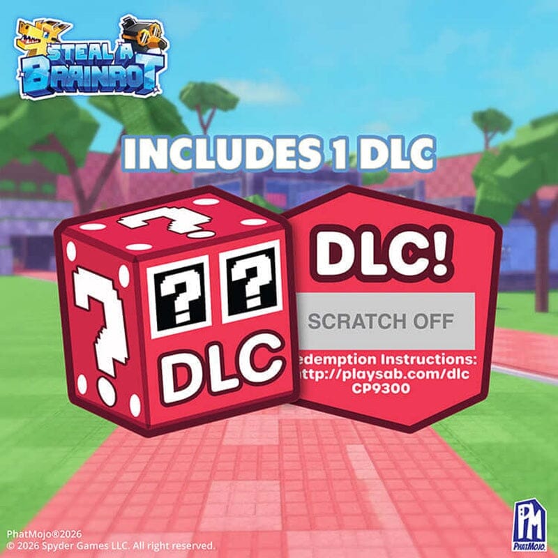 Roblox Steal a Brainrot Mystery Collectible Plush 6.5" Blind Box (1pc) Includes DLC Code Simple Roblox 
