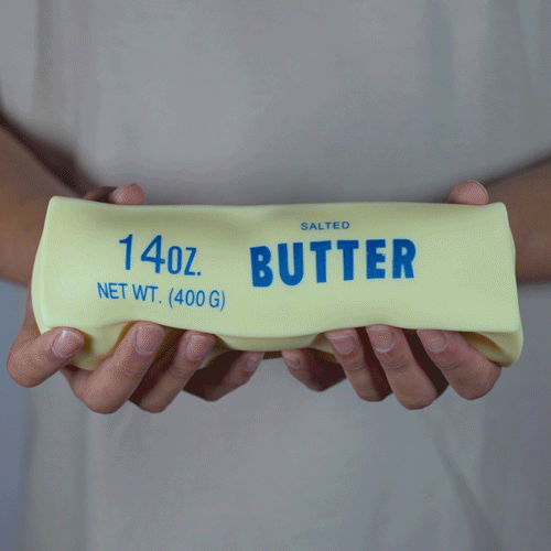Giant Salted Butter Stick 10" Slow-Rise Squishies® Fidget Toy (1pc) Simple Exclusive 