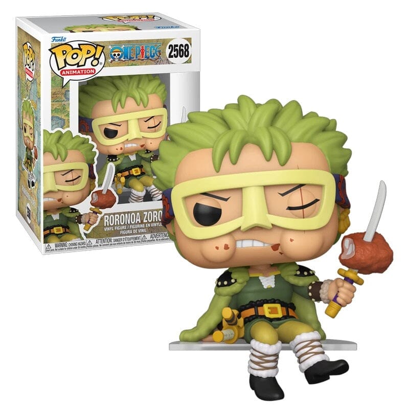 Funko Pop! Anime: One Piece - Roronoa Zoro (Shelf Sitter) Vinyl Figure Simple Funko 