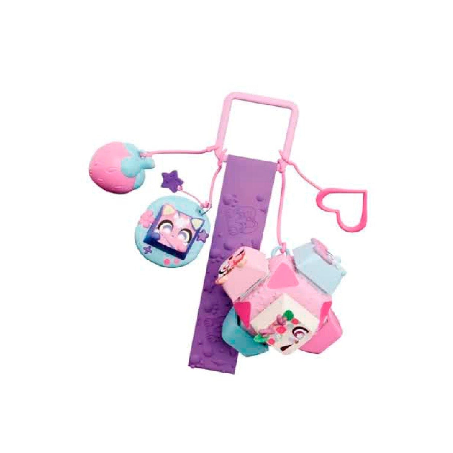 Clickeez: Keychain Cube Portable Click Fidget Toy Assorted – Showcase