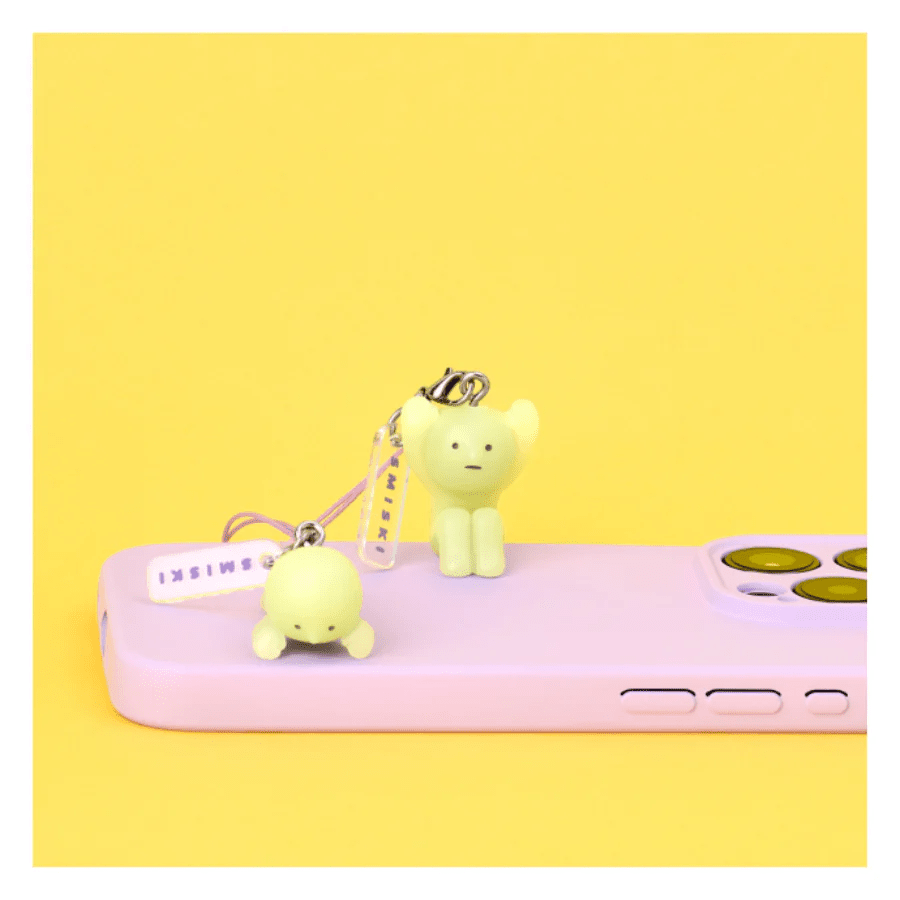Smiski Strap Accessory - Series 3, Glow in The Dark Blind Box Simple Smiski 