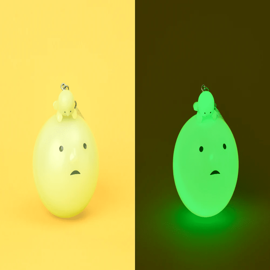 Smiski Strap Accessory - Series 3, Glow in The Dark Blind Box Simple Smiski 