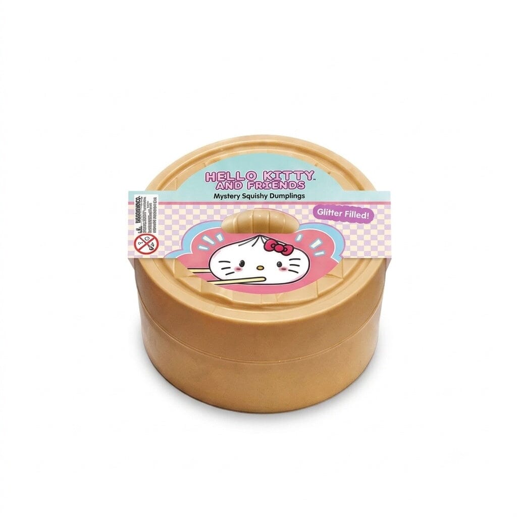 Hello Kitty And Friends Mystery Squishy Dumpling Glitter Collection Fidget Toy (1pc) Ships Assorted Simple Hello Kitty 