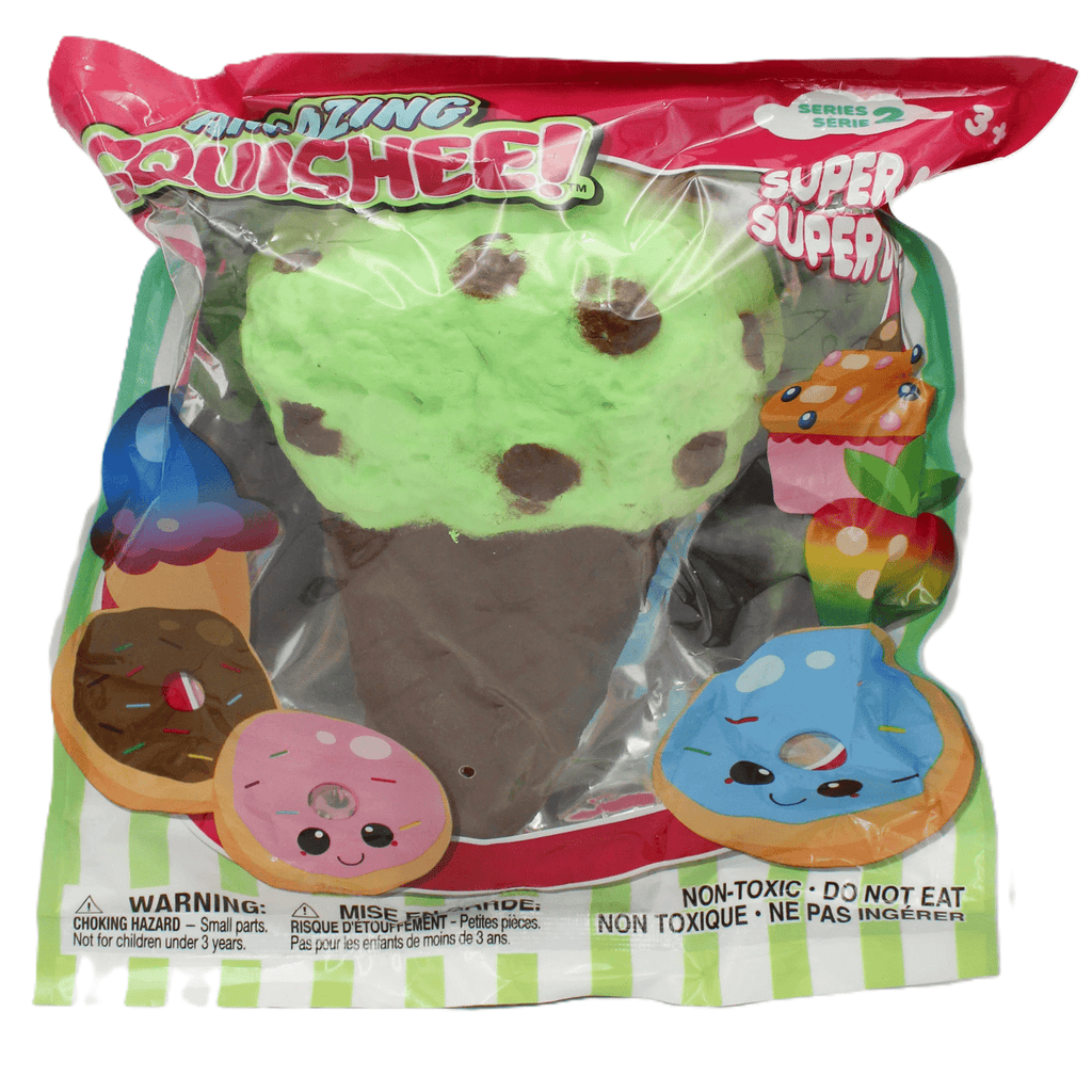 Amazing Squishee Series 2 Mint Chip Cone - Collectible Squishy