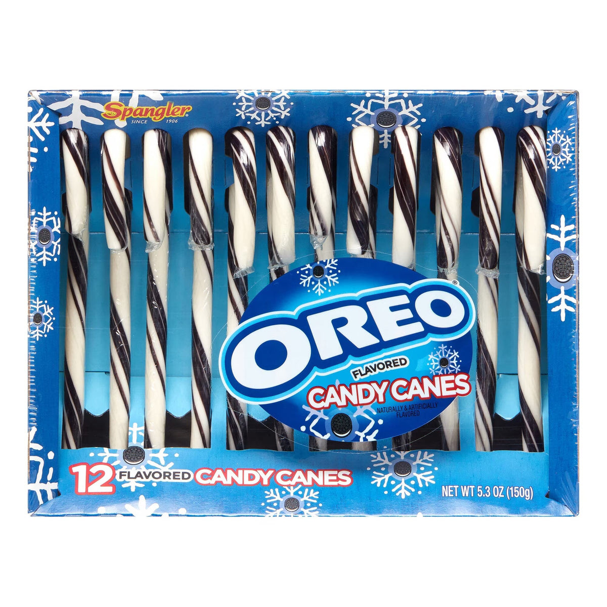 Oreo Flavored Candy Cane Box (12 counts) - 5.3oz Simple Oreo 