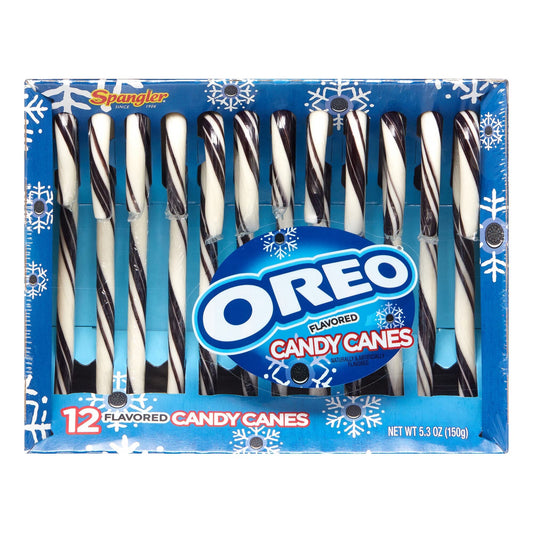 Oreo Flavored Candy Cane Box (12 counts) - 5.3oz Simple Oreo 