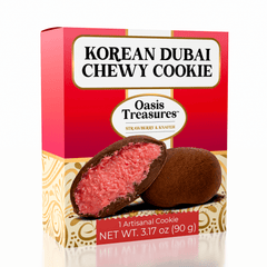 Dubai Strawberry Flavor Korean Chewy Chocolate Cookie by Oasis Treasures (90g) Simple Oasis Treasures 