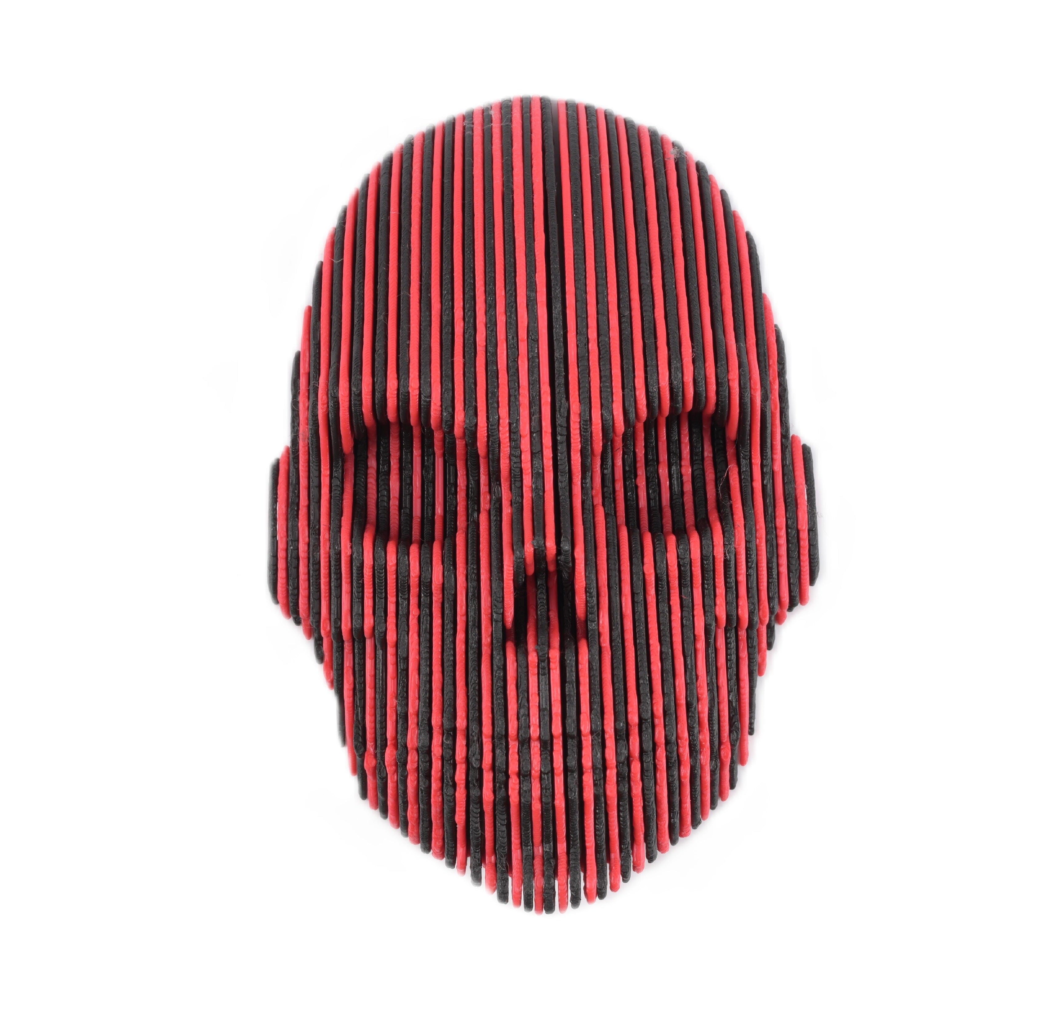 3D Treasures 3D-Printed Optical Illusion Morph Skull with Display Stand (1pc) Simple 3D Treasures 