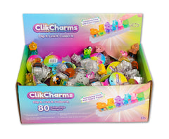 ClikCharms Fidget Keyboard Clicker Keychain - 1 Random 3D Animal Design Simple Exclusive 