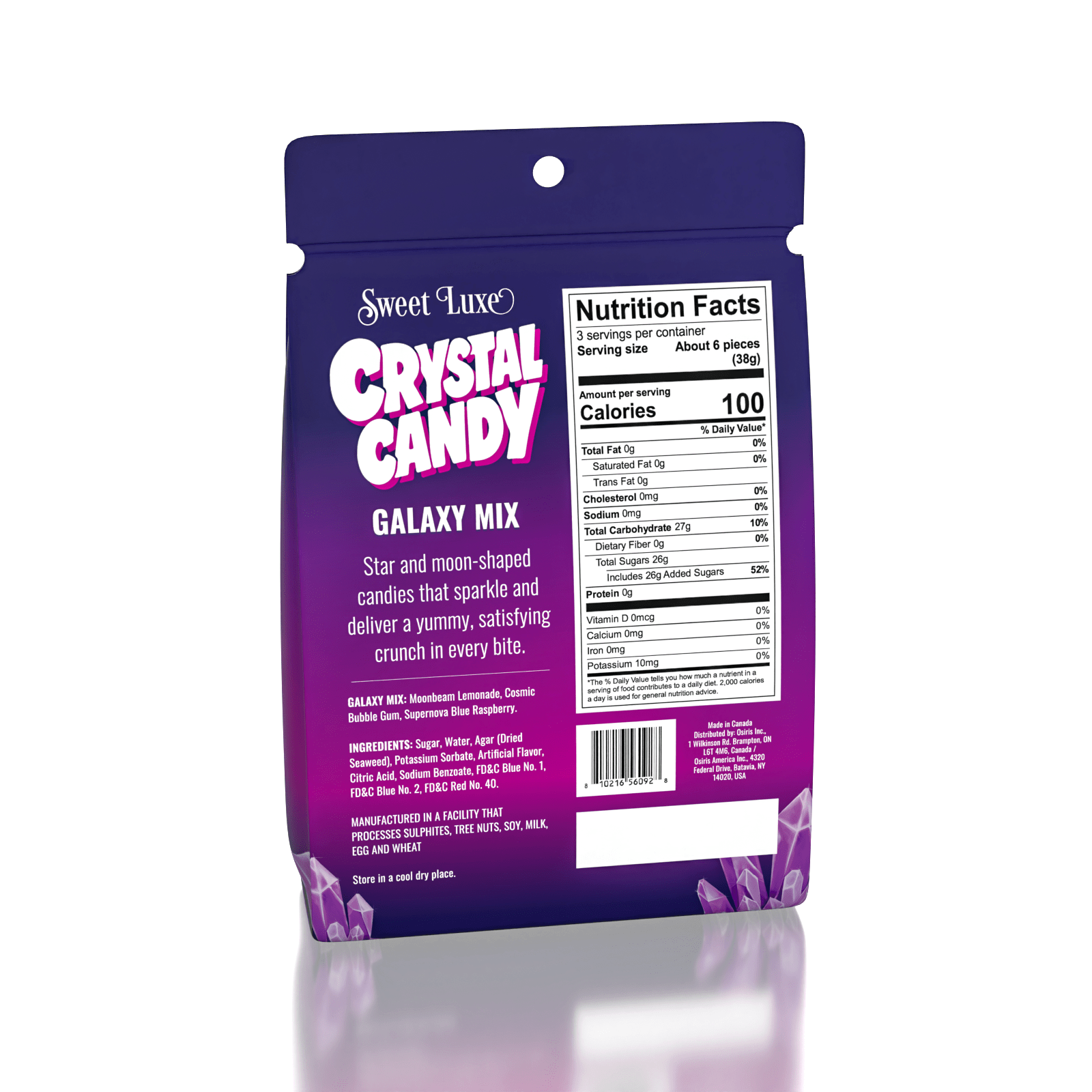 Sweet Luxe™ Extra Crunchy Crystal Candy - Galaxy Flavor Mix Simple Sweet Luxe 