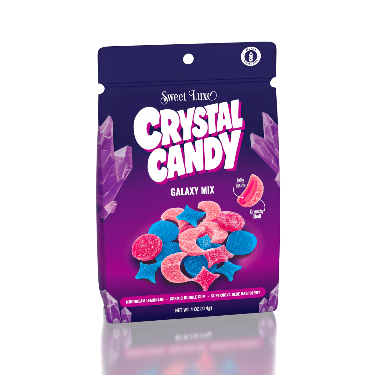 Sweet Luxe™ Extra Crunchy Crystal Candy - Galaxy Flavor Mix Simple Sweet Luxe 