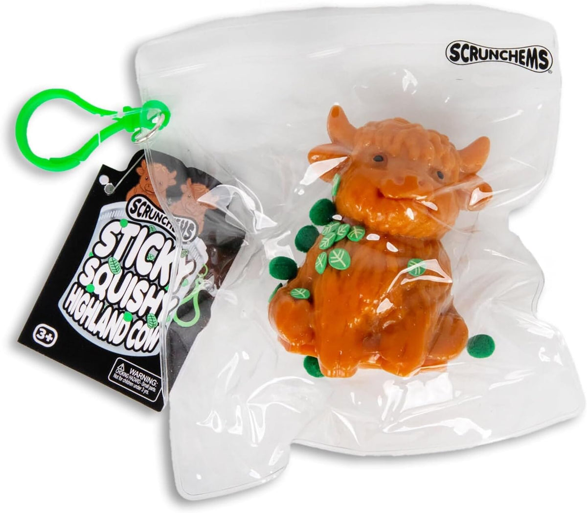Scrunchems Sticky Squishy Highland Cow Fidget Toy (1pc) Simple Scrunchems 