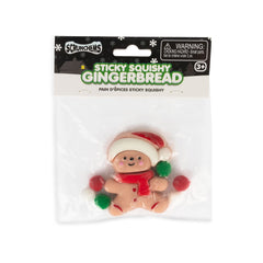 Scrunchems Sticky Squishy Gingerbread Fidget Toy (1pc) Simple Scrunchems 