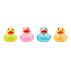 Sensory Toy Box Squishy Glitter Ducks Stress Relief Fidget Toy (4 pack) Simple Exclusive 