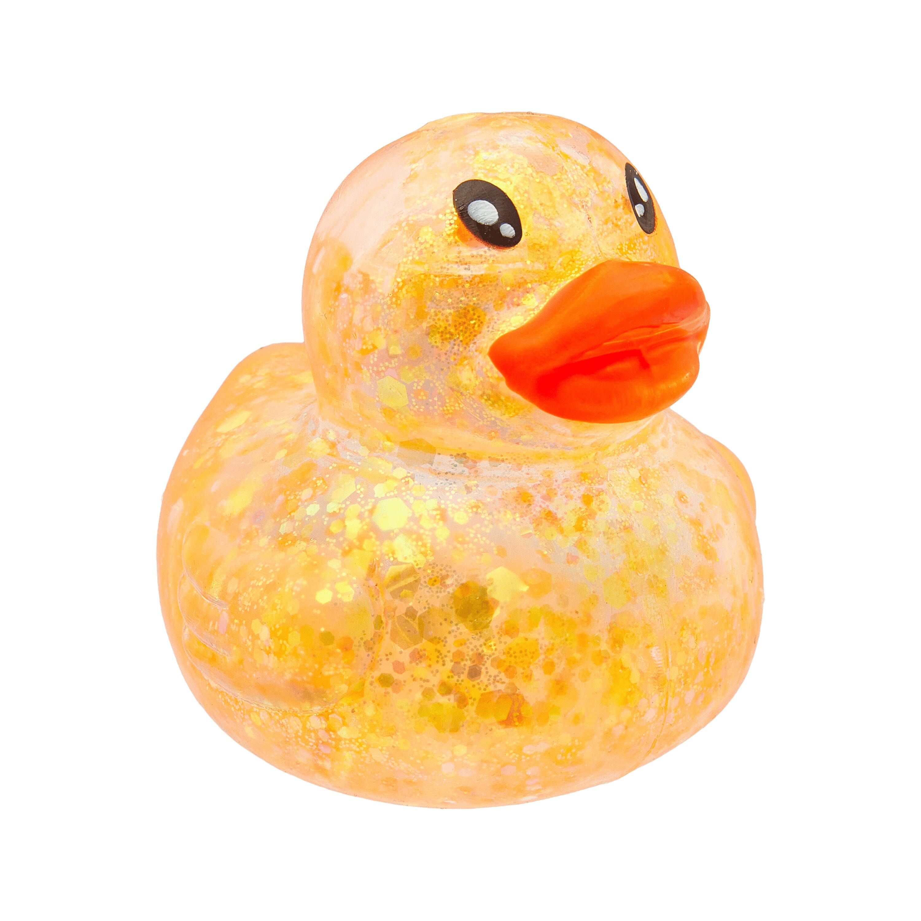 Sensory Toy Box Squishy Glitter Ducks Stress Relief Fidget Toy (4 pack) Simple Exclusive 