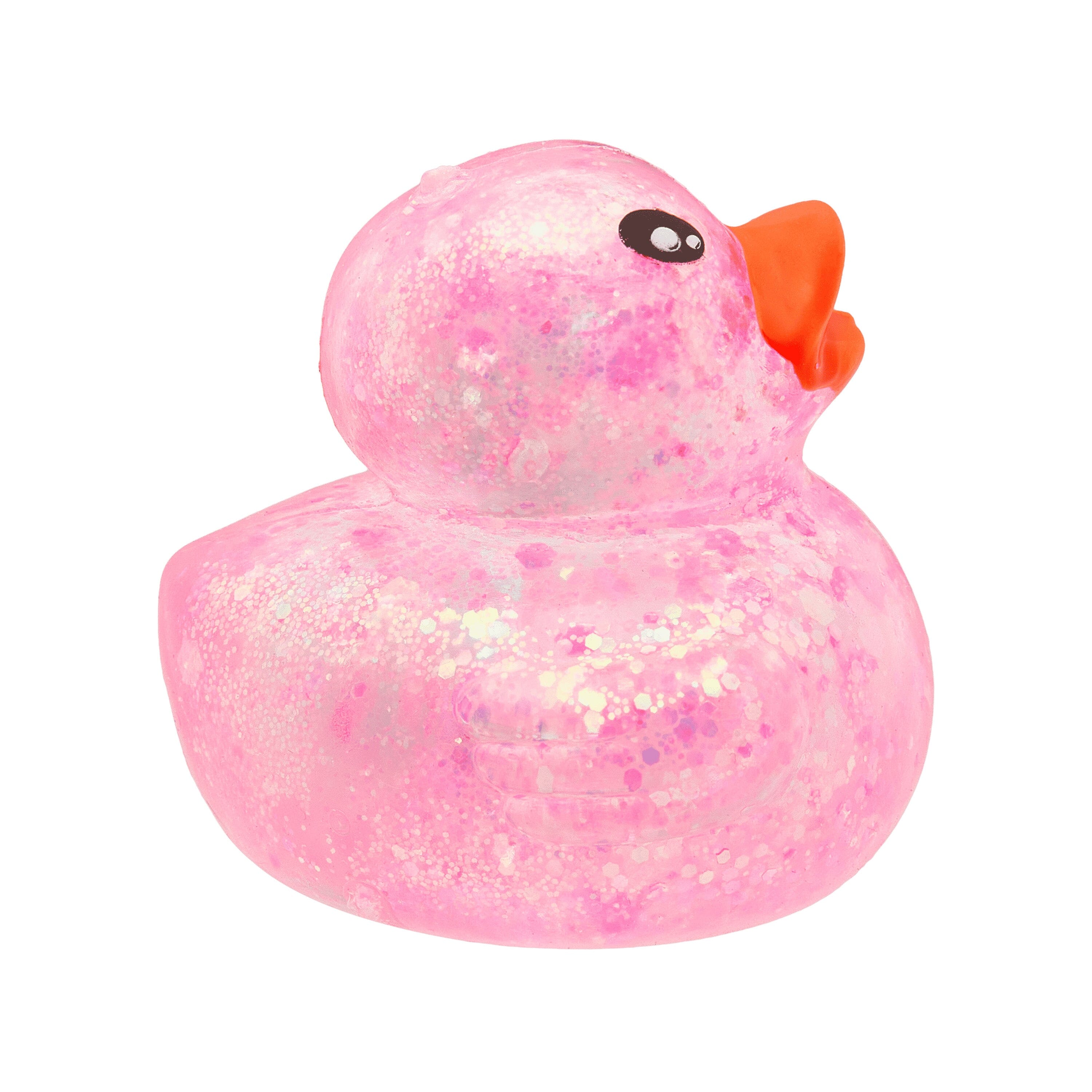 Sensory Toy Box Squishy Glitter Ducks Stress Relief Fidget Toy (4 pack) Simple Exclusive 