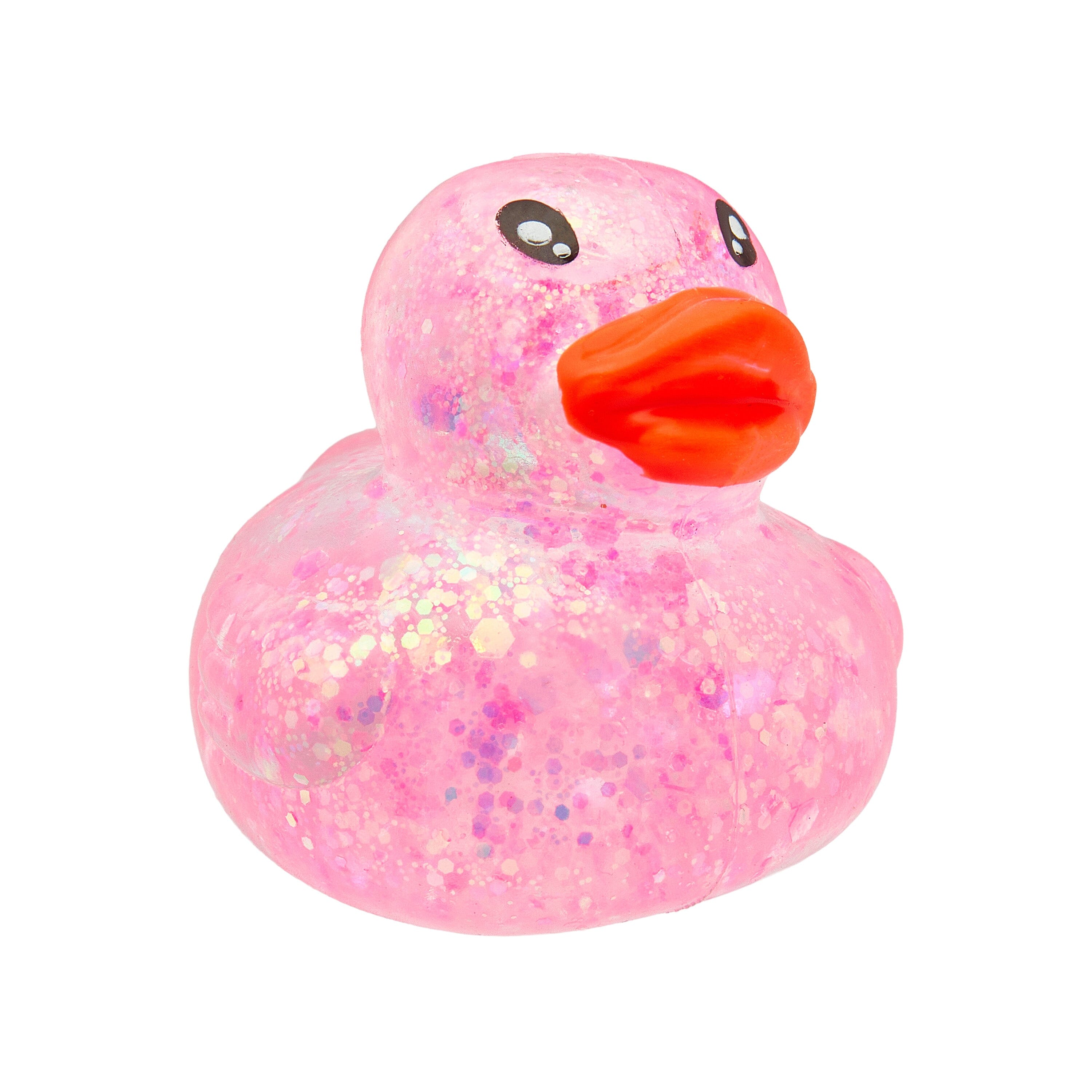 Sensory Toy Box Squishy Glitter Ducks Stress Relief Fidget Toy (4 pack) Simple Exclusive 