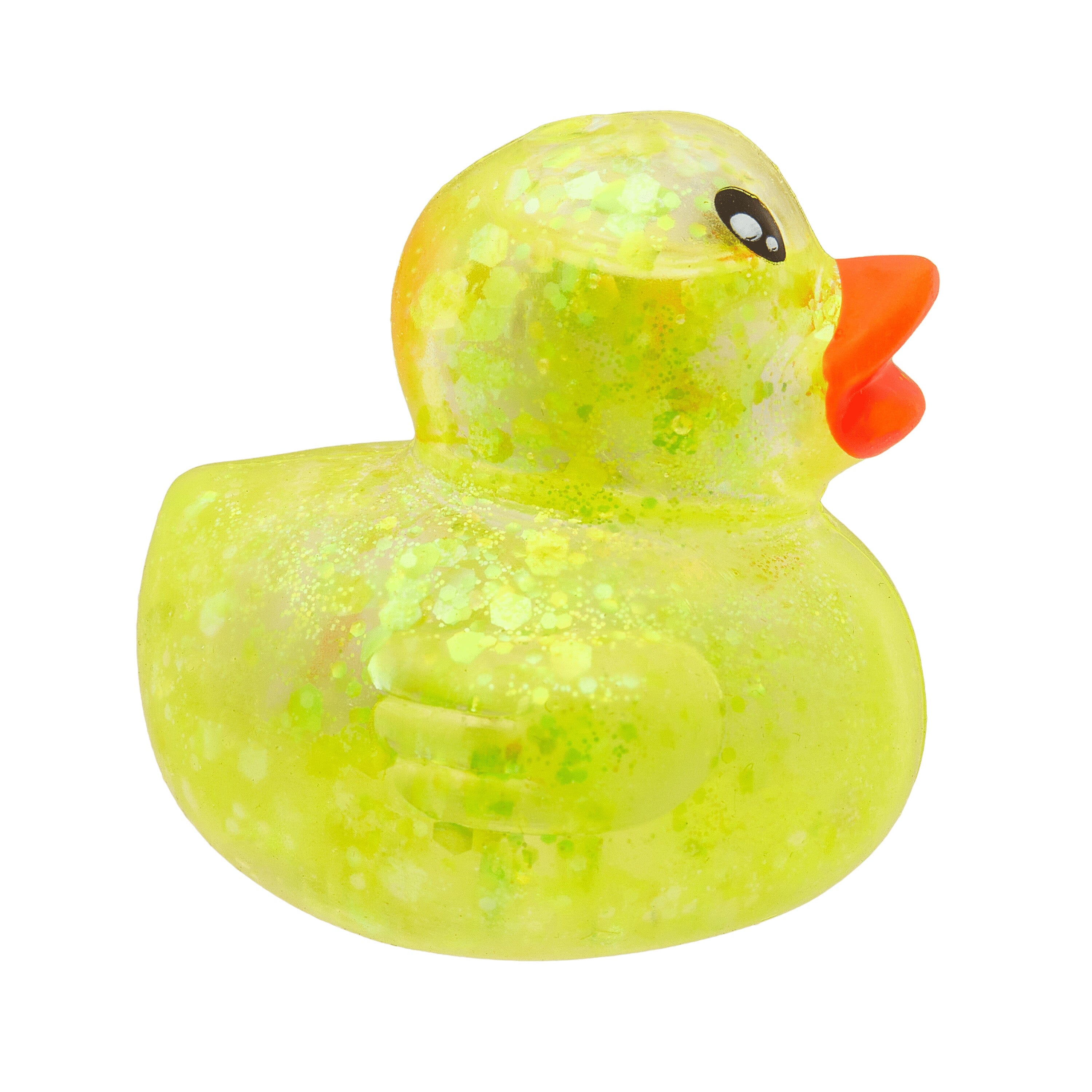 Sensory Toy Box Squishy Glitter Ducks Stress Relief Fidget Toy (4 pack) Simple Exclusive 