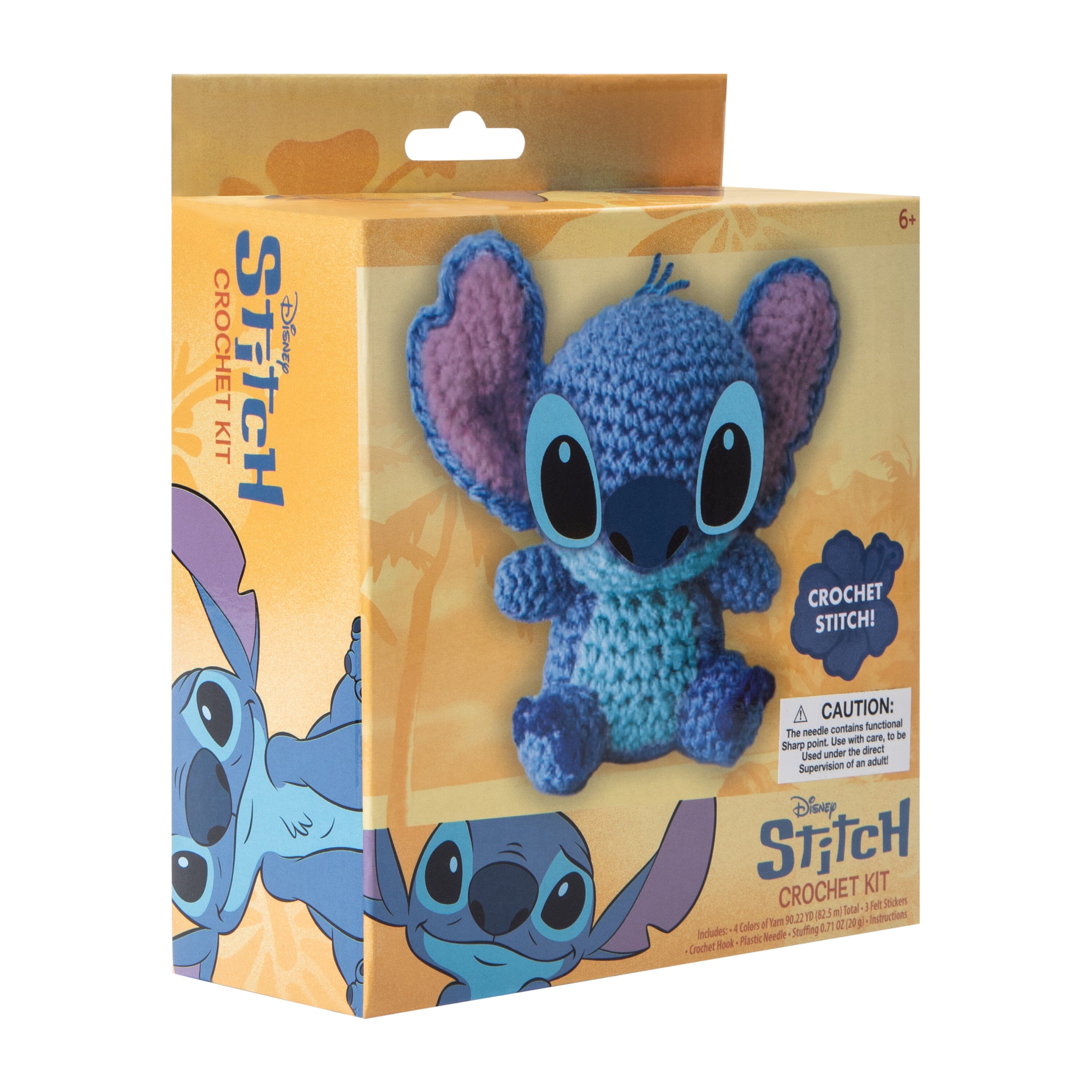 Crochet Kit: Disney Stitch - DIY Complete Kit For Beginners Simple Crochet Kit 
