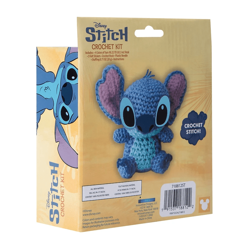 Crochet Kit: Disney Stitch - DIY Complete Kit For Beginners Simple Crochet Kit 