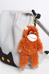 Monkey Plush Keychain (1pc) Simple Exclusive 
