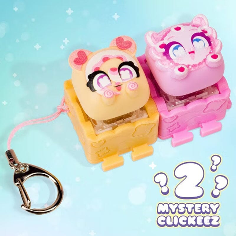 Clickeez: Series 3 Bubble Pops Keychain Fidget Toy (1pc) Ships Assorted Simple Clickeez 