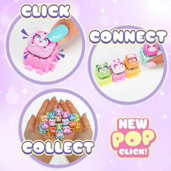 Clickeez: Series 3 Bubble Pops Keychain Fidget Toy (1pc) Ships Assorted Simple Clickeez 
