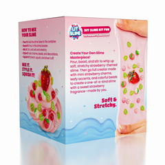 LIT Slime DIY Scented Slime Kit with Charms (1 Jar) Strawberry Blossom